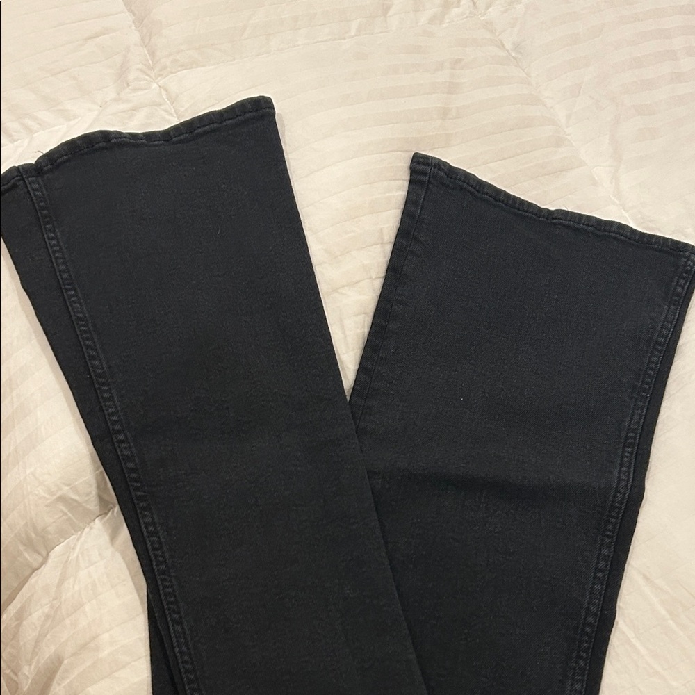 Zara Black Flare & Wide Leg Jeans - Picture 6 of 8